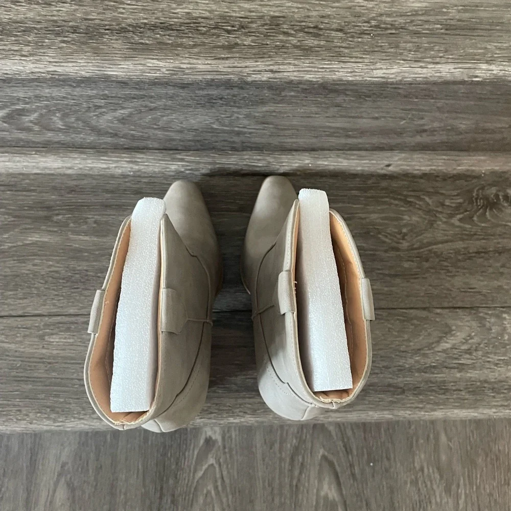 Qupid Women's Ankle Boots Taupe - Picture 5 of 12